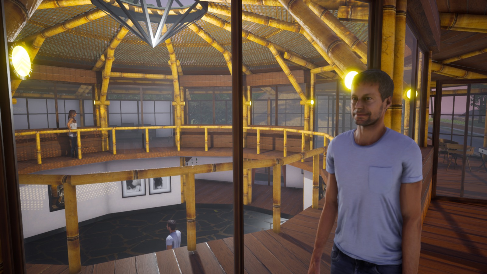 Community lounge area with cozy seating