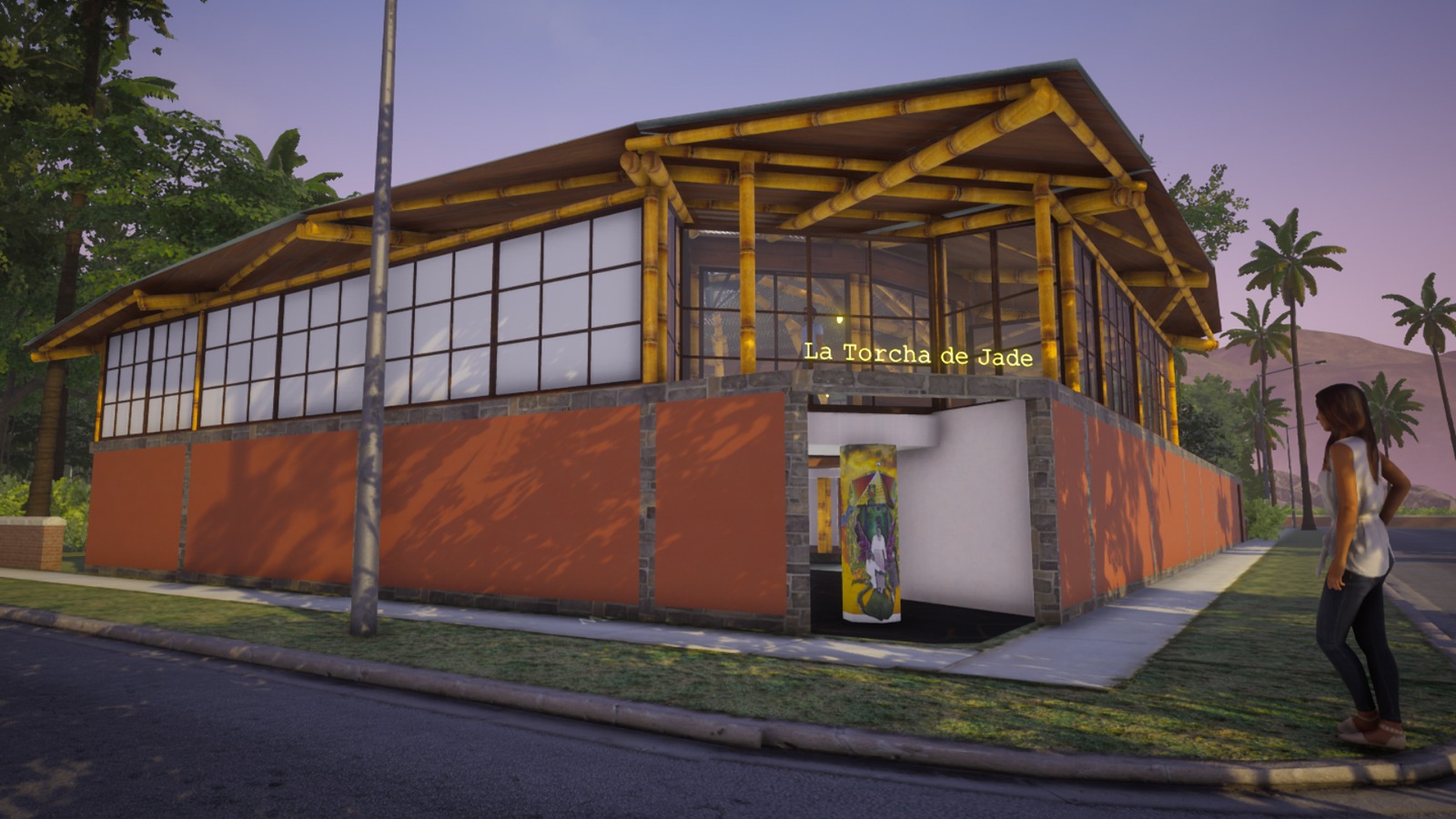 Gallery wall displaying local artwork